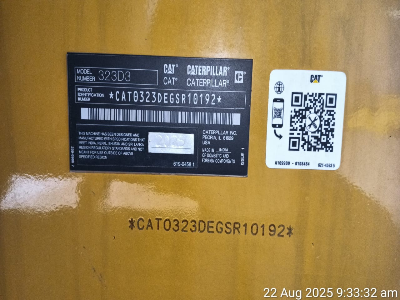 CATERPILLAR 323D3 - Gravemaskine: billede 4 CATERPILLAR 323D3 - Gravemaskine: billede 4