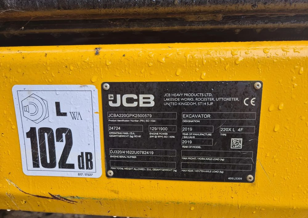 JCB 220XLC - Bæltegravemaskine: billede 2 JCB 220XLC - Bæltegravemaskine: billede 2