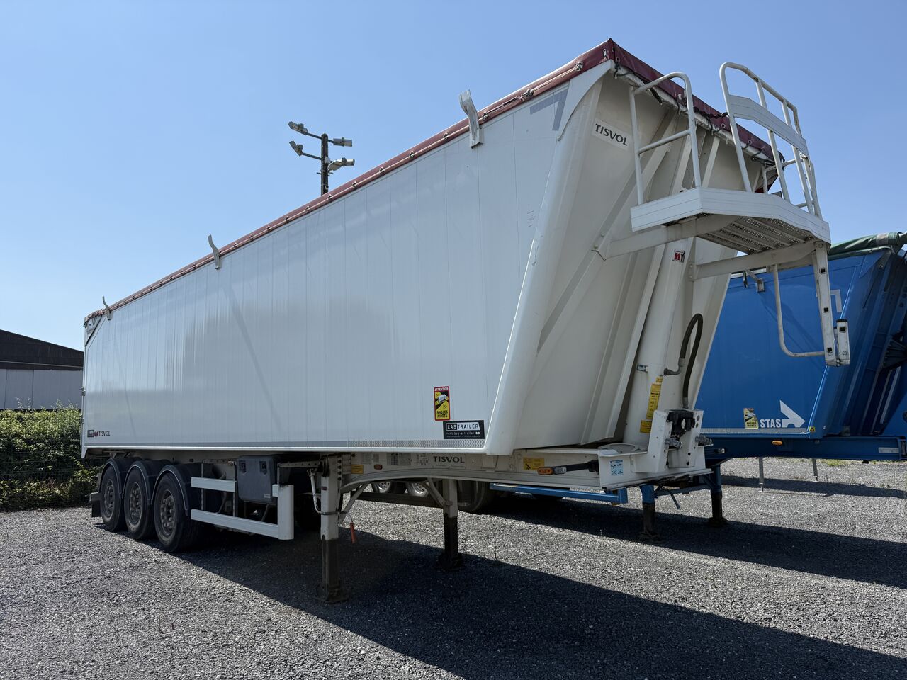TISVOL S3N 55 m³ full alu*Hydraulic door*2 lift axle - Tipvogn sættevogn: billede 3 TISVOL S3N 55 m³ full alu*Hydraulic door*2 lift axle - Tipvogn sættevogn: billede 3