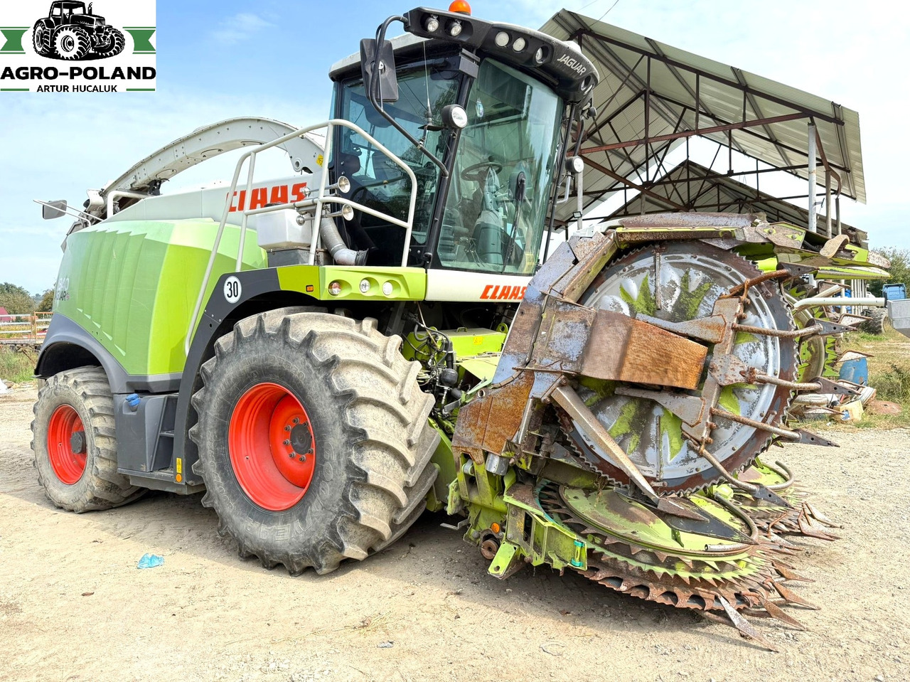 CLAAS JAGUAR 940 - 2014 ROK - 4X4 + ORBIS 600 + PU 300 - Grønthøster: billede 3 CLAAS JAGUAR 940 - 2014 ROK - 4X4 + ORBIS 600 + PU 300 - Grønthøster: billede 3