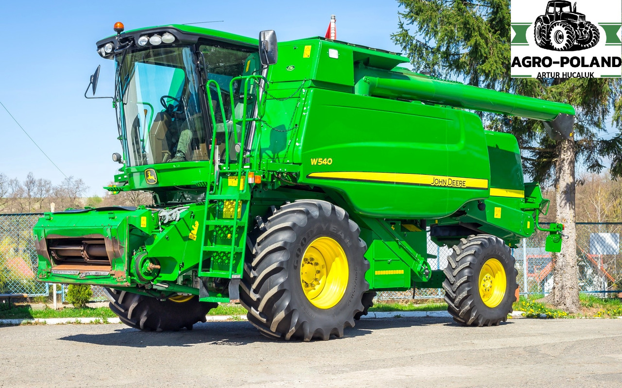 JOHN DEERE W 540 - 2485/3436 h - 5,5 M - 2008 ROK - Mejetærsker: billede 1 JOHN DEERE W 540 - 2485/3436 h - 5,5 M - 2008 ROK - Mejetærsker: billede 1