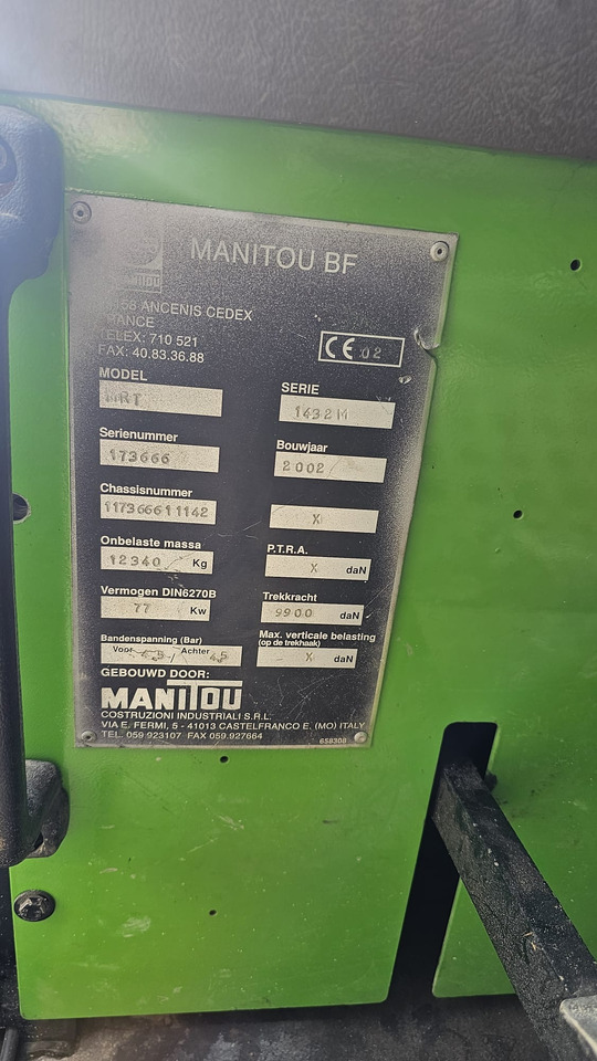 Manitou MRT 1432 Rotating Telehandler - Teleskop truck: billede 4 Manitou MRT 1432 Rotating Telehandler - Teleskop truck: billede 4