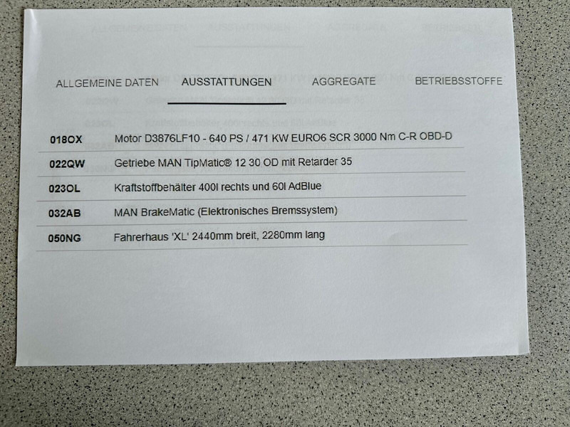 MAN TGS 33.640 6x4 Kipphydraulic-Retarder - Trækker: billede 5 MAN TGS 33.640 6x4 Kipphydraulic-Retarder - Trækker: billede 5
