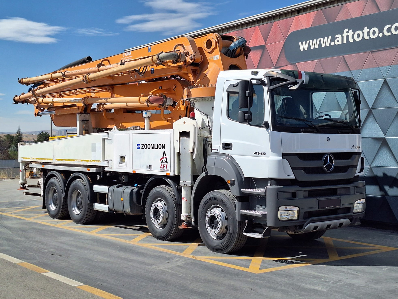 MERCEDES-BENZ AXOR 4140 ZOOMLION 43X-5RZ - Betonpumpe: billede 3 MERCEDES-BENZ AXOR 4140 ZOOMLION 43X-5RZ - Betonpumpe: billede 3