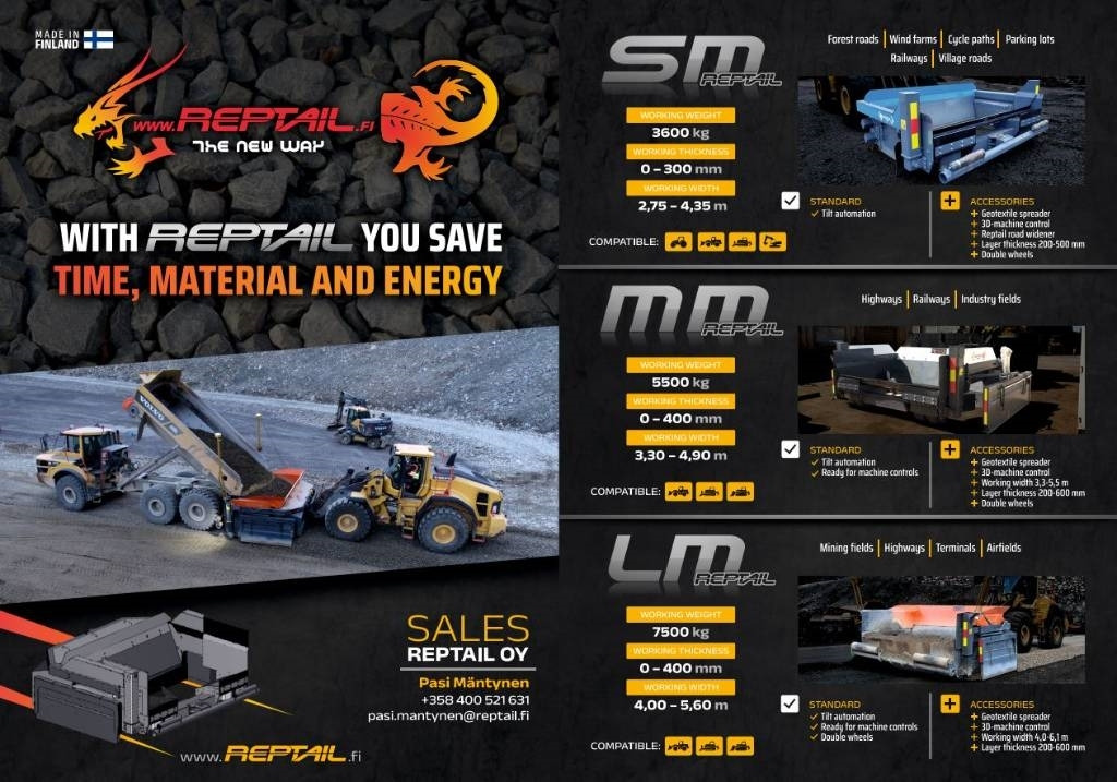 Reptail LM  - Grader: billede 3 Reptail LM  - Grader: billede 3