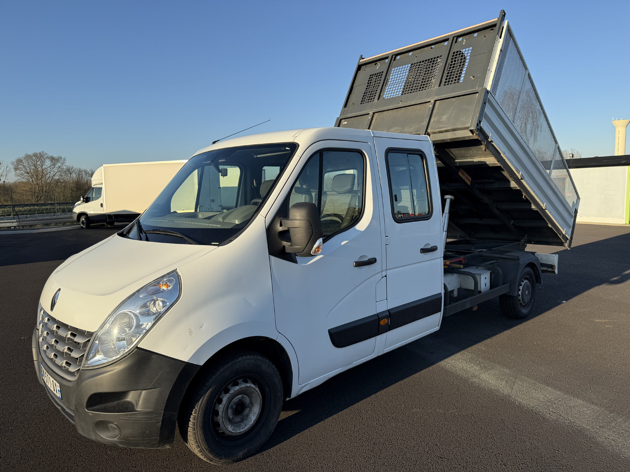 RENAULT MASTER 2.3DCI125 BENNE ACIER DOUBLE CABINE ROUE SIMPLE + REHAUSSE DE RIDELLE - Ladbil med tip: billede 2 RENAULT MASTER 2.3DCI125 BENNE ACIER DOUBLE CABINE ROUE SIMPLE + REHAUSSE DE RIDELLE - Ladbil med tip: billede 2
