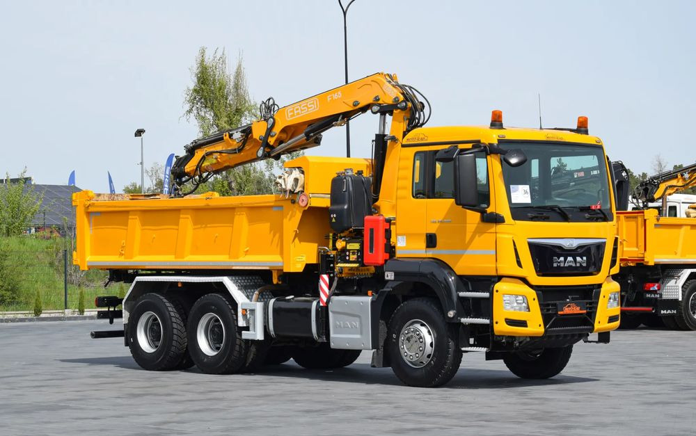 MAN TGS 26.400 / 6x4 / EURO 6 / UDT / HDS FASSI 165 / WYSUW x3 / ROTATOR / CHWYTAK / STEROWANIE RADIOWE / WZMOCNIONA RAMA / WYWROTKA / HYDROBURTA / AUTOMAT / 2017 / NOWE OPONY - 100% / NISKI PRZEBIEG - Tipvogn lastbil: billede 3 MAN TGS 26.400 / 6x4 / EURO 6 / UDT / HDS FASSI 165 / WYSUW x3 / ROTATOR / CHWYTAK / STEROWANIE RADIOWE / WZMOCNIONA RAMA / WYWROTKA / HYDROBURTA / AUTOMAT / 2017 / NOWE OPONY - 100% / NISKI PRZEBIEG - Tipvogn lastbil: billede 3