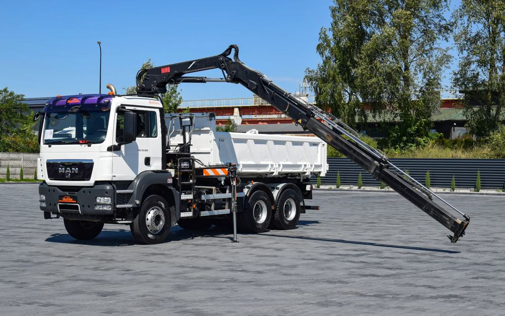 Leje en  MAN TGS 33.360 / 6x4 / HDS HIAB 122 E-2 HIDUO / STEROWANIE RADIOWE / WYWROTKA / HYDROBURTA / AUTOMAT / KLIMA / TEMPOMAT / KAMERA COFANIA / SPROWADZONY MAN TGS 33.360 / 6x4 / HDS HIAB 122 E-2 HIDUO / STEROWANIE RADIOWE / WYWROTKA / HYDROBURTA / AUTOMAT / KLIMA / TEMPOMAT / KAMERA COFANIA / SPROWADZONY: billede 9