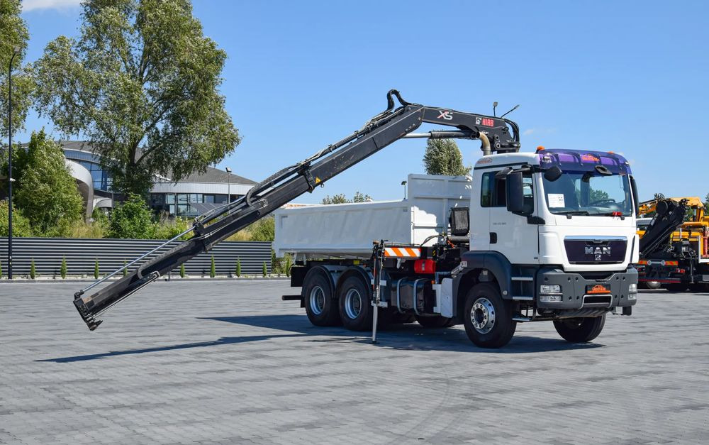 MAN TGS 33.360 / 6x4 / HDS HIAB 122 E-2 HIDUO / STEROWANIE RADIOWE / WYWROTKA / HYDROBURTA / AUTOMAT / KLIMA / TEMPOMAT / KAMERA COFANIA / SPROWADZONY - Tipvogn lastbil, Lastbil med kran: billede 3 MAN TGS 33.360 / 6x4 / HDS HIAB 122 E-2 HIDUO / STEROWANIE RADIOWE / WYWROTKA / HYDROBURTA / AUTOMAT / KLIMA / TEMPOMAT / KAMERA COFANIA / SPROWADZONY - Tipvogn lastbil, Lastbil med kran: billede 3