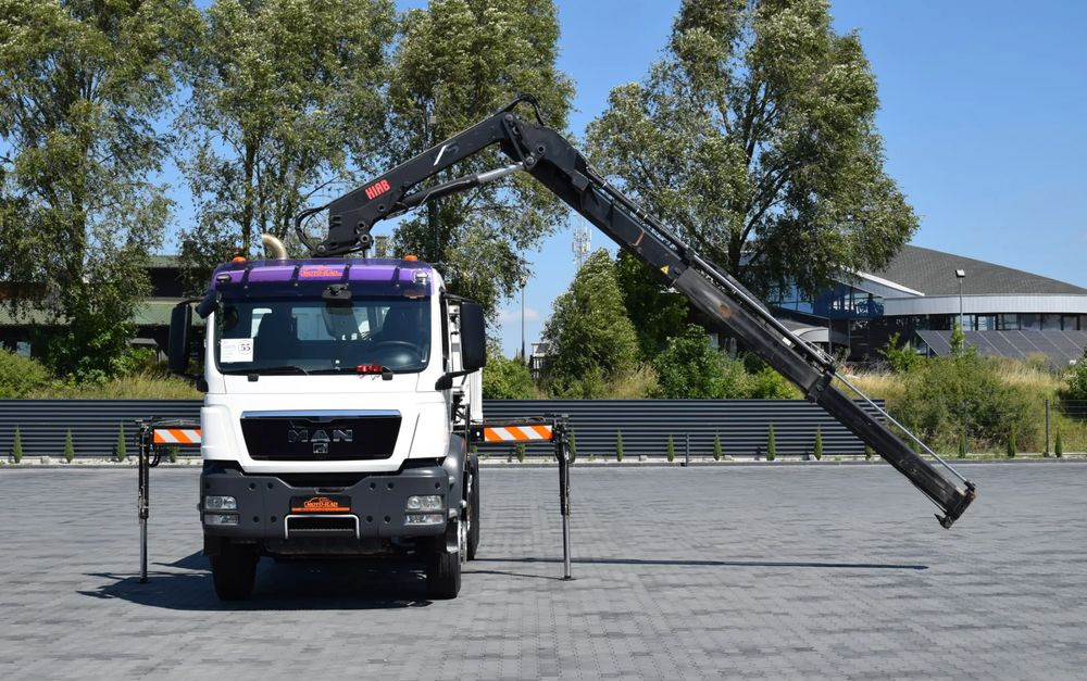 MAN TGS 33.360 / 6x4 / HDS HIAB 122 E-2 HIDUO / STEROWANIE RADIOWE / WYWROTKA / HYDROBURTA / AUTOMAT / KLIMA / TEMPOMAT / KAMERA COFANIA / SPROWADZONY - Tipvogn lastbil, Lastbil med kran: billede 2 MAN TGS 33.360 / 6x4 / HDS HIAB 122 E-2 HIDUO / STEROWANIE RADIOWE / WYWROTKA / HYDROBURTA / AUTOMAT / KLIMA / TEMPOMAT / KAMERA COFANIA / SPROWADZONY - Tipvogn lastbil, Lastbil med kran: billede 2