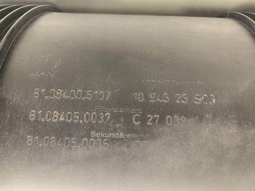 FILTR POWIETRZA OBUDOWA FILTRA MAN TGS TGX EURO 6 - Luftfilter for Lastbil: billede 5 FILTR POWIETRZA OBUDOWA FILTRA MAN TGS TGX EURO 6 - Luftfilter for Lastbil: billede 5
