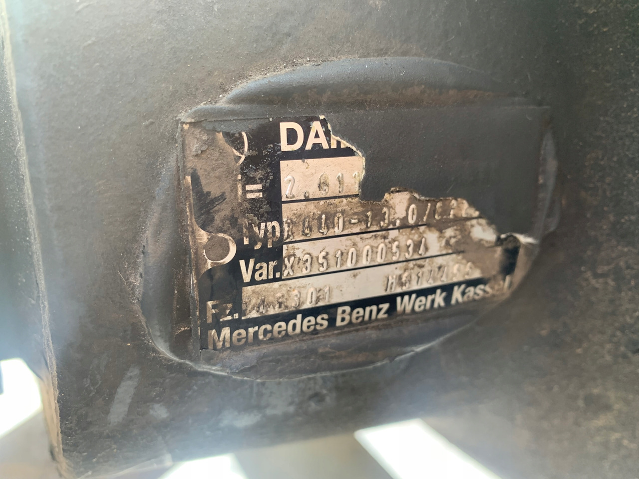 TYLNI MOST DYFER MERCEDES ACTROS MP4 R440 2,227 - Foraksel for Lastbil: billede 3 TYLNI MOST DYFER MERCEDES ACTROS MP4 R440 2,227 - Foraksel for Lastbil: billede 3