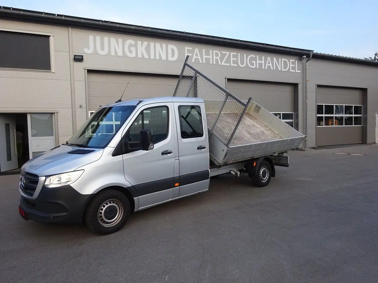 Mercedes-Benz Sprinter 319 CDI DoKa Maxi Kipper AHK 2,8t - Ladbil, Mandskabsbil: billede 3 Mercedes-Benz Sprinter 319 CDI DoKa Maxi Kipper AHK 2,8t - Ladbil, Mandskabsbil: billede 3