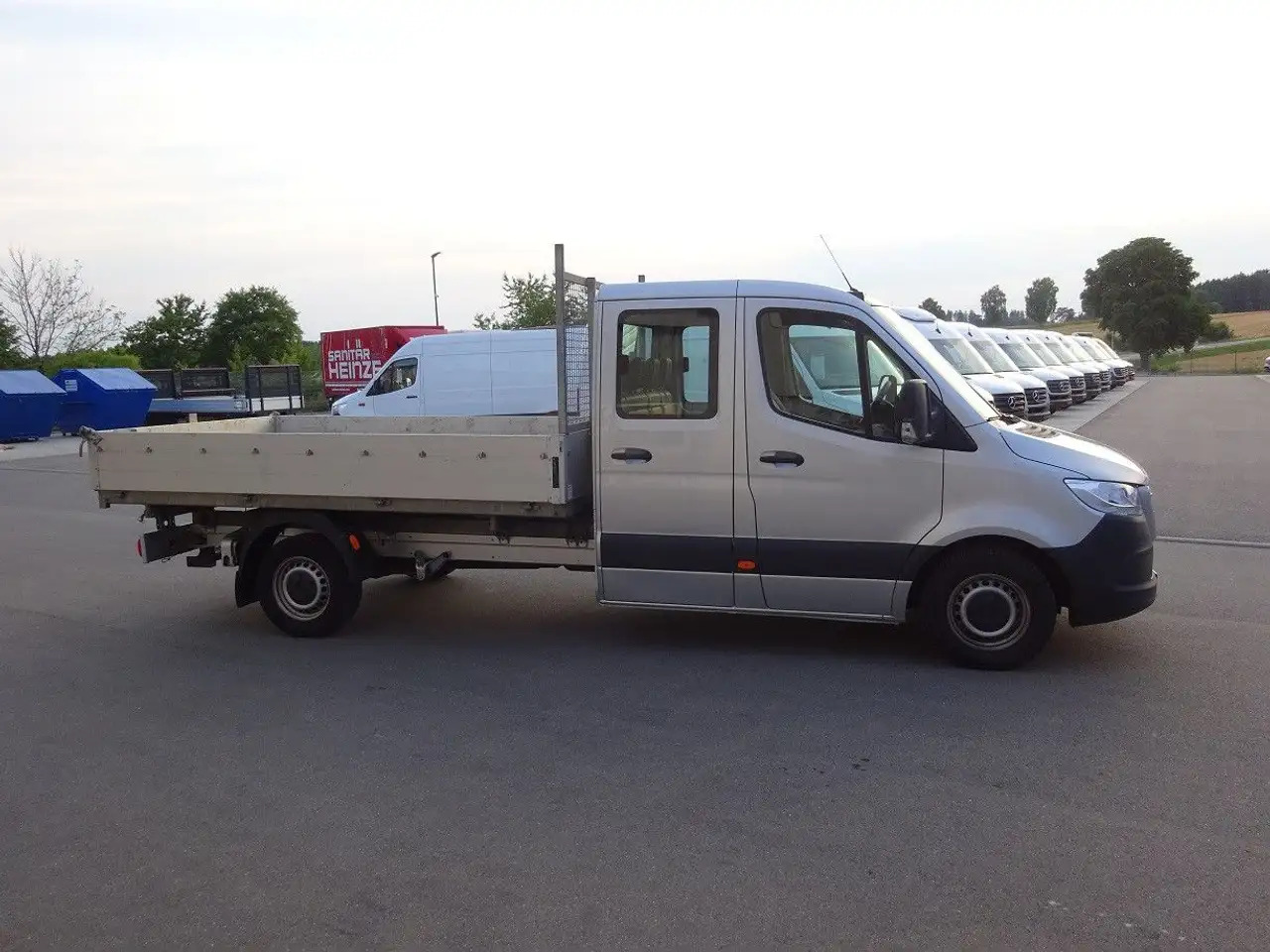 Mercedes-Benz Sprinter 319 CDI DoKa Maxi Kipper AHK 2,8t - Ladbil, Mandskabsbil: billede 2 Mercedes-Benz Sprinter 319 CDI DoKa Maxi Kipper AHK 2,8t - Ladbil, Mandskabsbil: billede 2