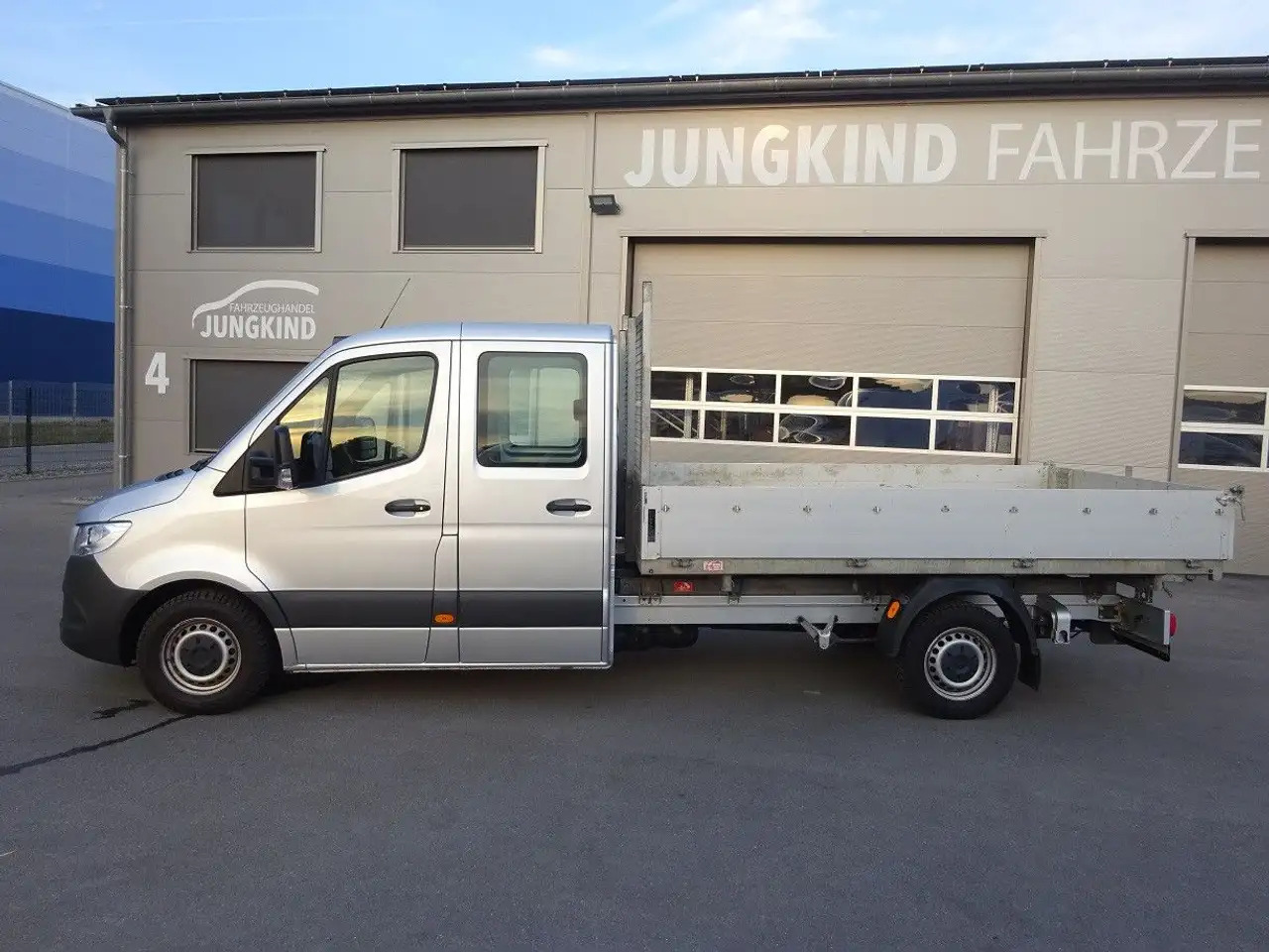 Mercedes-Benz Sprinter 319 CDI DoKa Maxi Kipper AHK 2,8t - Ladbil, Mandskabsbil: billede 1 Mercedes-Benz Sprinter 319 CDI DoKa Maxi Kipper AHK 2,8t - Ladbil, Mandskabsbil: billede 1