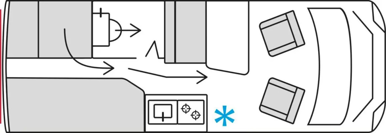 Ny Camper van Bürstner Habiton HM 6.0 neues Modell von: billede 6 Ny Camper van Bürstner Habiton HM 6.0 neues Modell von: billede 6