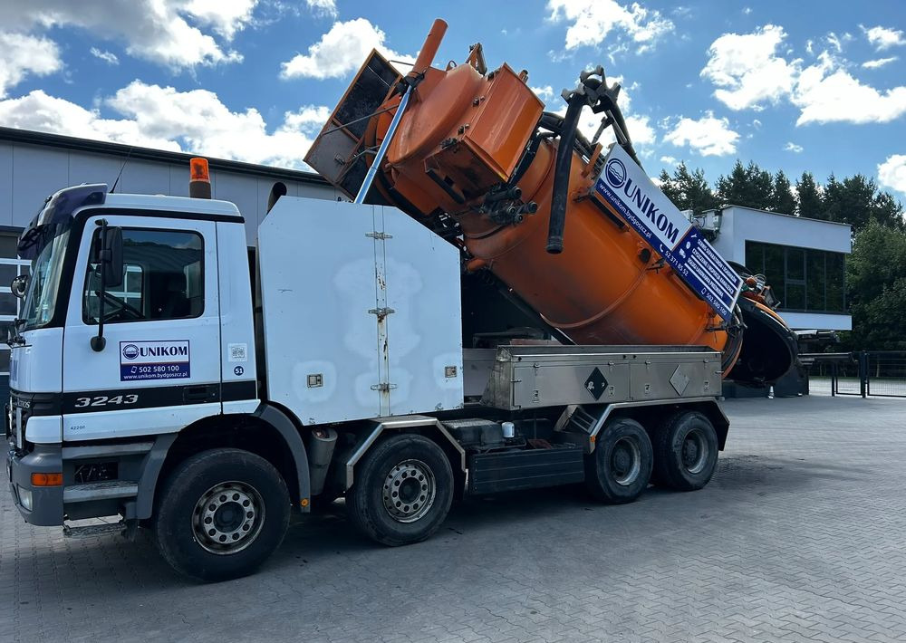 Mercedes-Benz ACTROS 3243 KAISER AQUASTER WUKO - Slamsugemaskine: billede 1 Mercedes-Benz ACTROS 3243 KAISER AQUASTER WUKO - Slamsugemaskine: billede 1