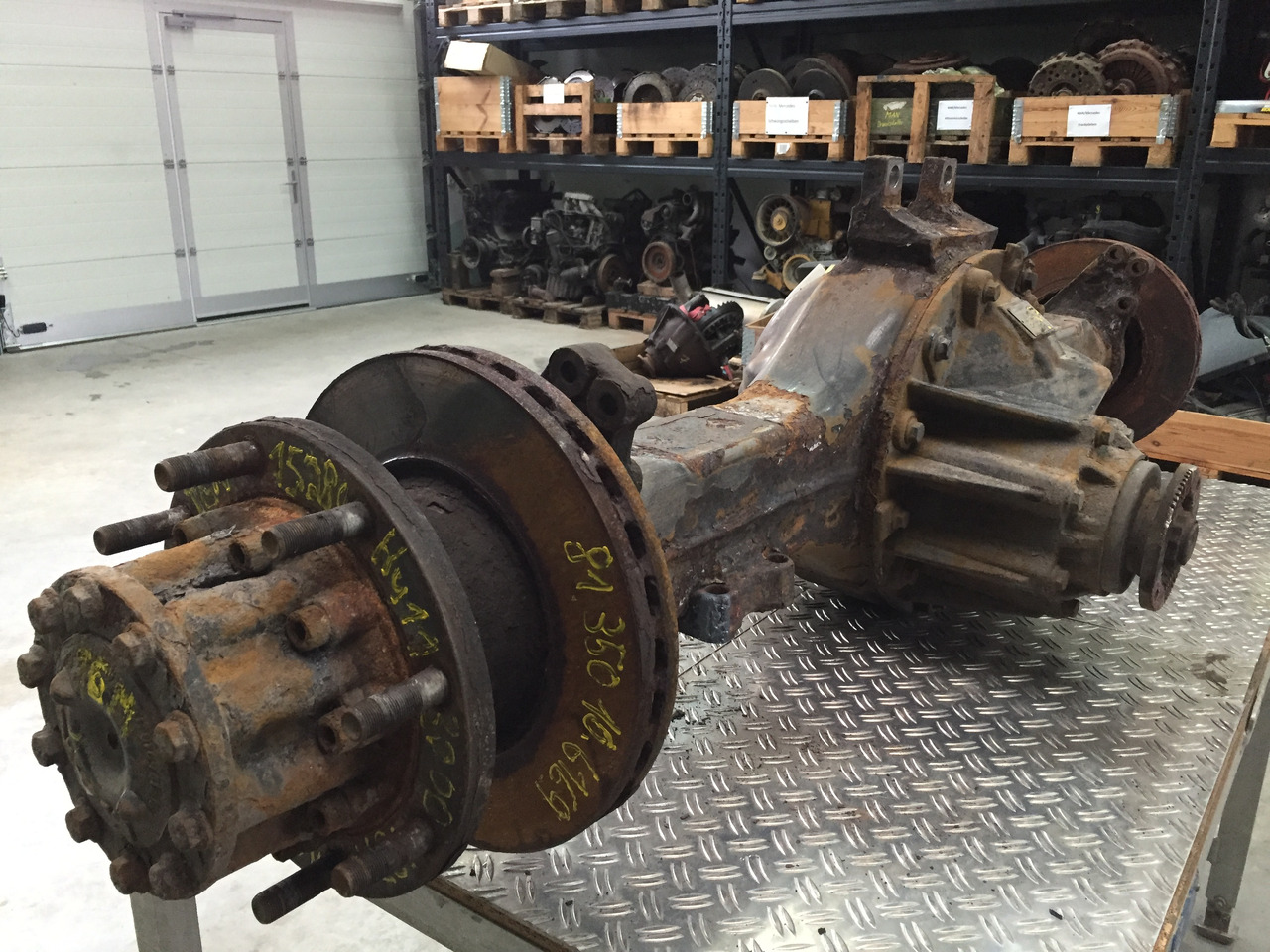 Gebrauchte Hinterachse MAN TGM 15.280, Typ : HY 11 3000, Artikel - Nr. : 81.35010 - 6169 - Bagaksel for Lastbil: billede 5 Gebrauchte Hinterachse MAN TGM 15.280, Typ : HY 11 3000, Artikel - Nr. : 81.35010 - 6169 - Bagaksel for Lastbil: billede 5