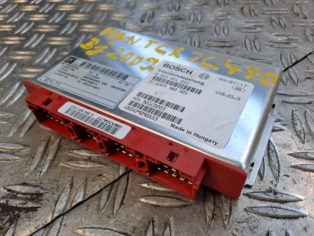 Gebrauchtes MAN TGX 26.440 Steuergerät Intarder, Artikel - Nr.: 81.25810 - 6023 - Kontrol blok for Lastbil: billede 1 Gebrauchtes MAN TGX 26.440 Steuergerät Intarder, Artikel - Nr.: 81.25810 - 6023 - Kontrol blok for Lastbil: billede 1