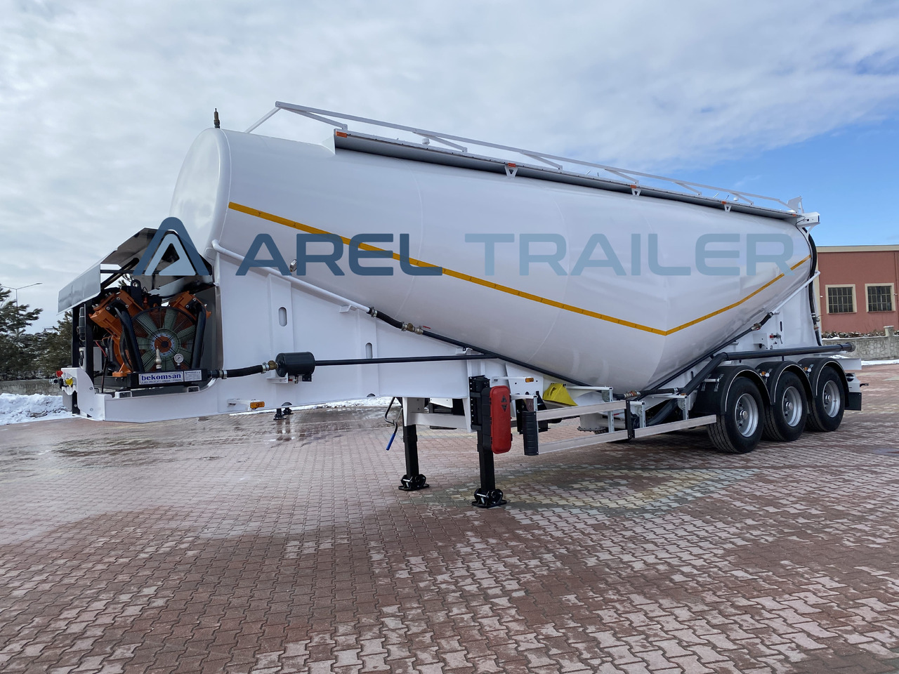 AREL TRAILER V TYPE SILO CEMENT TANK TRAILER from MANUFACTURER COMPANY - Silotrailer: billede 3 AREL TRAILER V TYPE SILO CEMENT TANK TRAILER from MANUFACTURER COMPANY - Silotrailer: billede 3