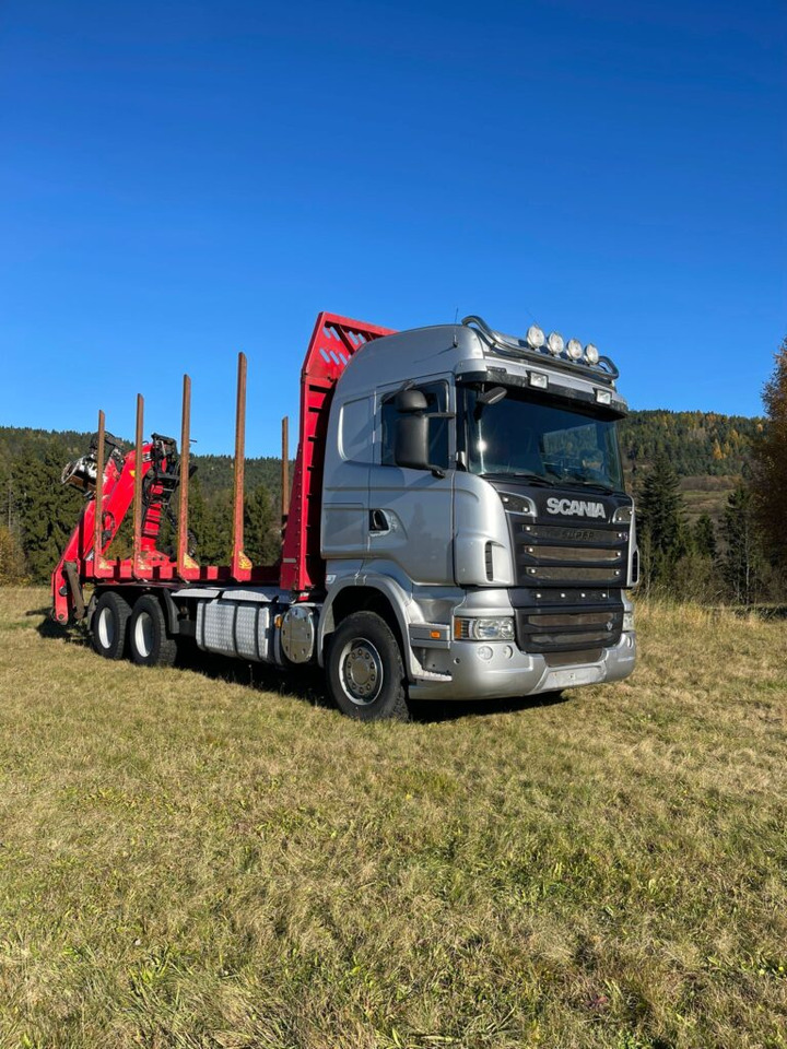 SCANIA R560 - Tømmerbil, Lastbil med kran: billede 1 SCANIA R560 - Tømmerbil, Lastbil med kran: billede 1