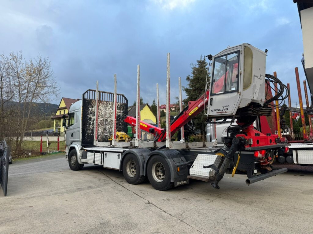 SCANIA R580 - Tømmerbil, Lastbil med kran: billede 4 SCANIA R580 - Tømmerbil, Lastbil med kran: billede 4