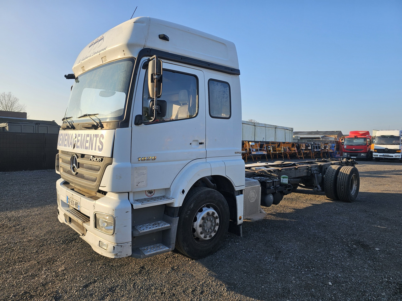 MERCEDES-BENZ AXOR 1829 - Lastbil chassis: billede 1 MERCEDES-BENZ AXOR 1829 - Lastbil chassis: billede 1