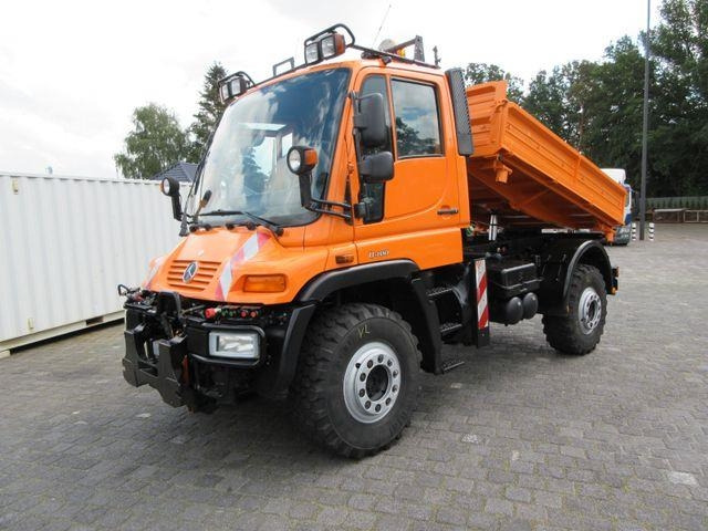 Unimog U 400, three-way tipper (DSK), long wheelbase, air - Tipvogn lastbil: billede 1 Unimog U 400, three-way tipper (DSK), long wheelbase, air - Tipvogn lastbil: billede 1