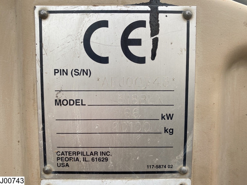 Caterpillar 318 B 86 KW, Crawler Excavator - Bæltegravemaskine: billede 4 Caterpillar 318 B 86 KW, Crawler Excavator - Bæltegravemaskine: billede 4