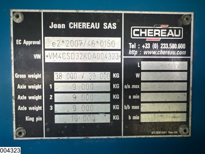 Chereau Koel vries Carrier Vector 1550 - Kølevogn sættevogn: billede 4 Chereau Koel vries Carrier Vector 1550 - Kølevogn sættevogn: billede 4