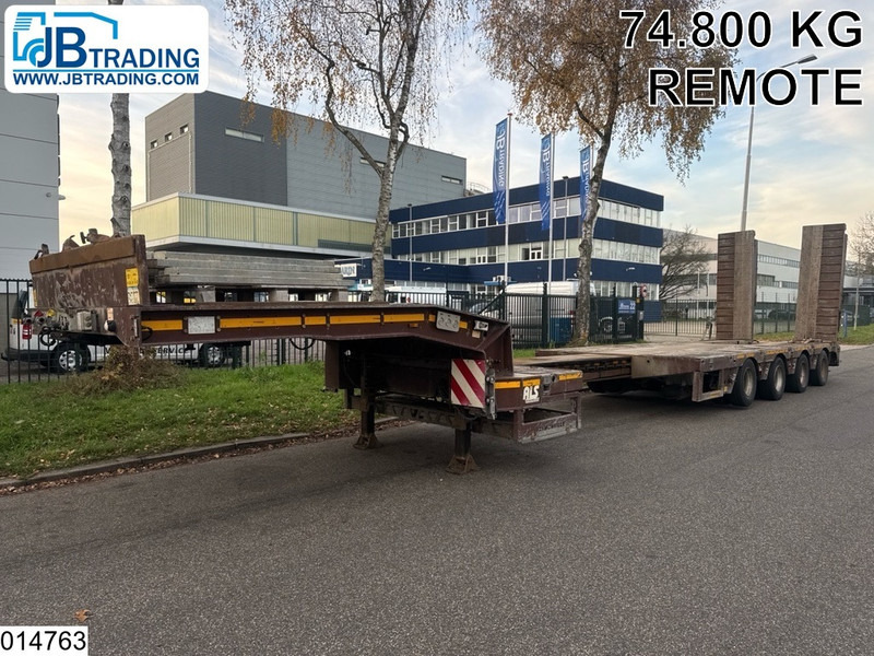 Faymonville Lowbed 74,800 kg, Extendable, Steering axle, Remote - Nedbygget platform sættevogn: billede 1 Faymonville Lowbed 74,800 kg, Extendable, Steering axle, Remote - Nedbygget platform sættevogn: billede 1