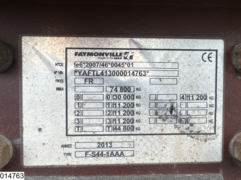 Faymonville Lowbed 74,800 kg, Extendable, Steering axle, Remote - Nedbygget platform sættevogn: billede 4 Faymonville Lowbed 74,800 kg, Extendable, Steering axle, Remote - Nedbygget platform sættevogn: billede 4