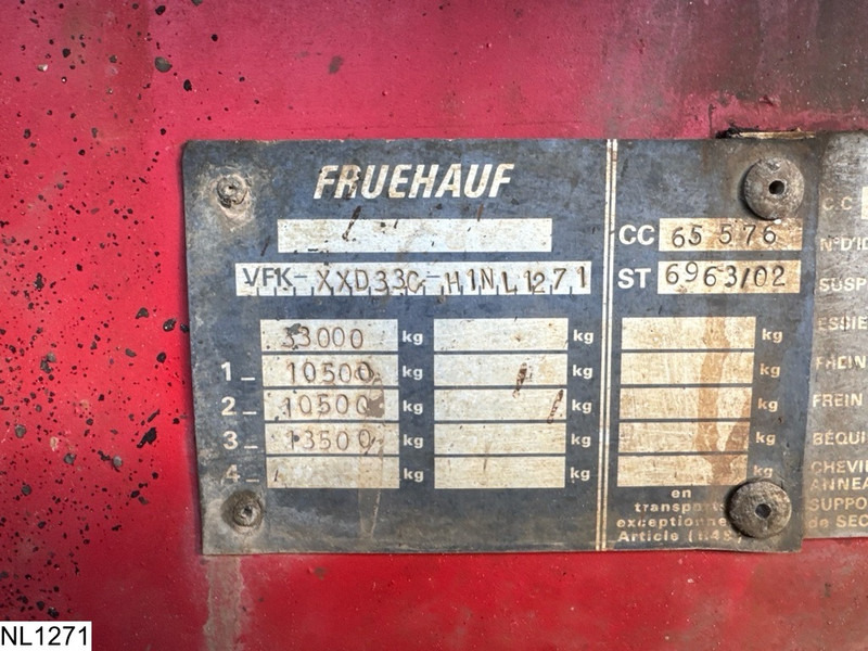 Fruehauf kipper 17 M3, Steel Suspension - Tipvogn sættevogn: billede 4 Fruehauf kipper 17 M3, Steel Suspension - Tipvogn sættevogn: billede 4