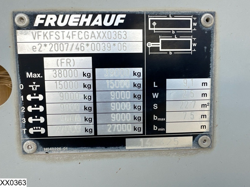 Fruehauf kipper - Tipvogn sættevogn: billede 4 Fruehauf kipper - Tipvogn sættevogn: billede 4