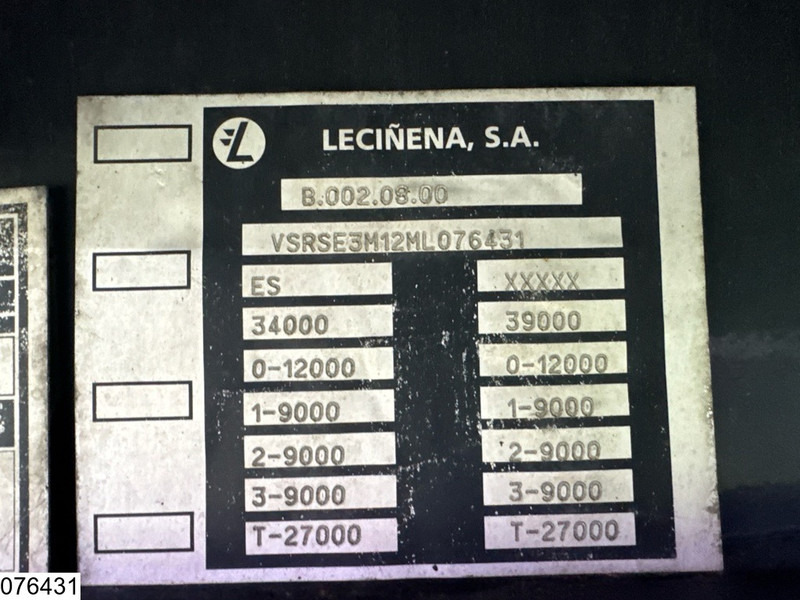 Lecinena Semie 42,000 kg, steering axle - Nedbygget platform sættevogn: billede 4 Lecinena Semie 42,000 kg, steering axle - Nedbygget platform sættevogn: billede 4