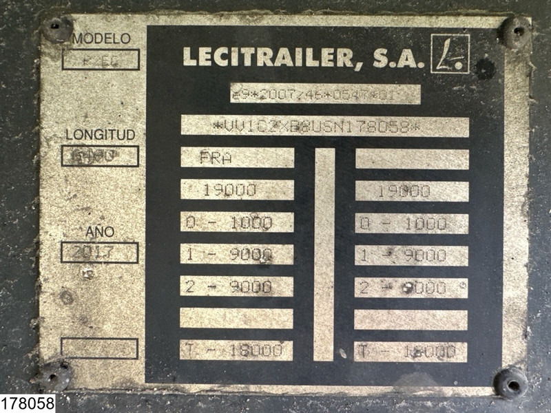 Lecitrailer Middenas Frigoblock EK 13 U - Kølevogn påhængsvogn: billede 5 Lecitrailer Middenas Frigoblock EK 13 U - Kølevogn påhængsvogn: billede 5