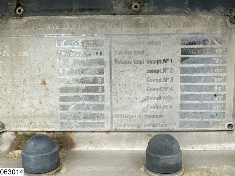 MAISONNEUVE Bitum 30935 Liter, 1 Compartment - Tanksættevogn: billede 3 MAISONNEUVE Bitum 30935 Liter, 1 Compartment - Tanksættevogn: billede 3