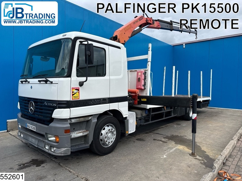 Mercedes-Benz Actros 1831 Palfinger, Remote, Manual - Lastbil med lad, Lastbil med kran: billede 1 Mercedes-Benz Actros 1831 Palfinger, Remote, Manual - Lastbil med lad, Lastbil med kran: billede 1
