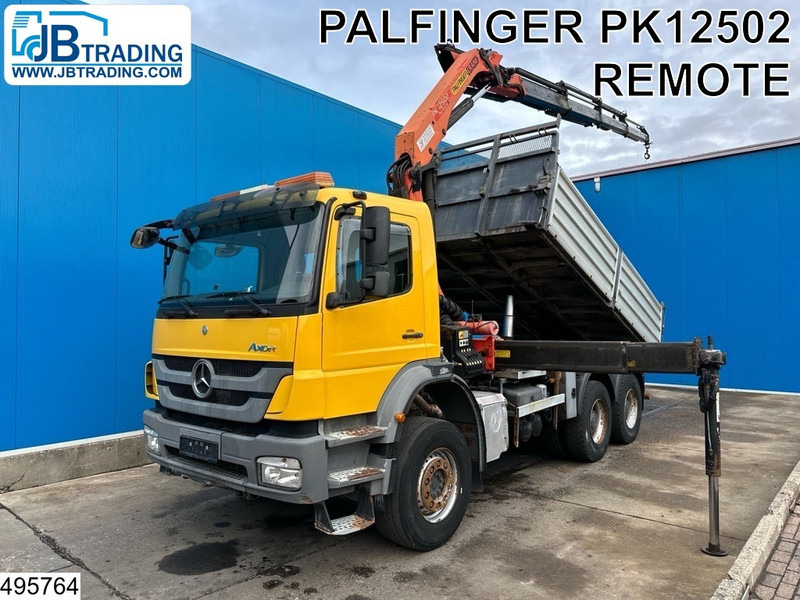 Mercedes-Benz Axor 2629 EURO 5, Palfinger, Remote, Steel - Tipvogn lastbil, Lastbil med kran: billede 1 Mercedes-Benz Axor 2629 EURO 5, Palfinger, Remote, Steel - Tipvogn lastbil, Lastbil med kran: billede 1
