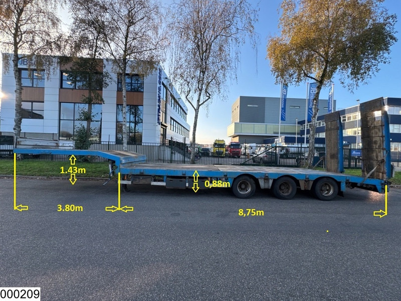 Nooteboom Lowbed 34.000Kg, Steering axle - Nedbygget platform sættevogn: billede 2 Nooteboom Lowbed 34.000Kg, Steering axle - Nedbygget platform sættevogn: billede 2