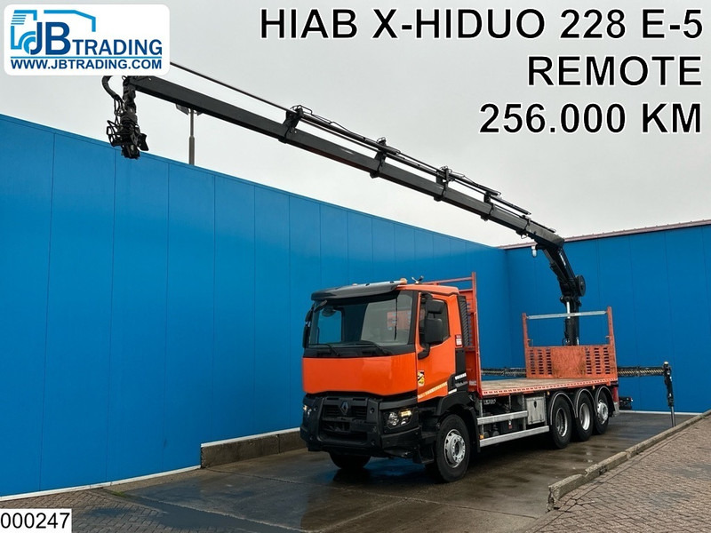 Renault C 430 8X4, EURO 6, HIAB, X-HIDUO 228 E-5 - Lastbil med lad, Lastbil med kran: billede 1 Renault C 430 8X4, EURO 6, HIAB, X-HIDUO 228 E-5 - Lastbil med lad, Lastbil med kran: billede 1