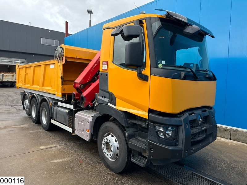 Renault C 430 8x4, EURO 6, HMF, Garnier - Tipvogn lastbil, Lastbil med kran: billede 3 Renault C 430 8x4, EURO 6, HMF, Garnier - Tipvogn lastbil, Lastbil med kran: billede 3