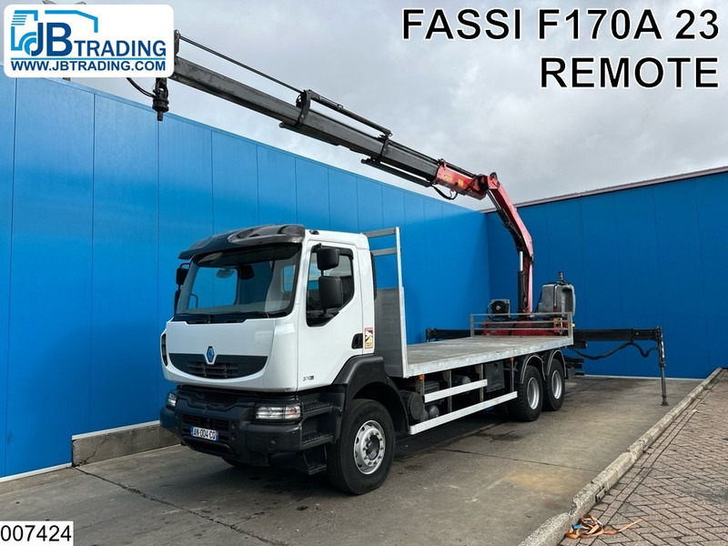 Renault Kerax 370 Dxi 6x4, EURO 4, Fassi - Lastbil med lad, Lastbil med kran: billede 1 Renault Kerax 370 Dxi 6x4, EURO 4, Fassi - Lastbil med lad, Lastbil med kran: billede 1