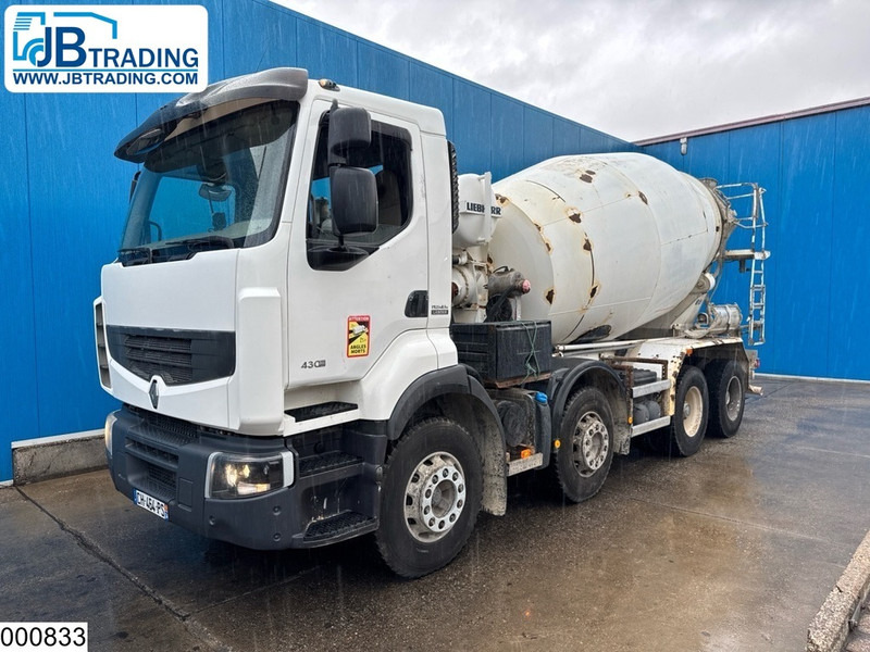 Renault Lander 430 Dxi 8x4, EURO 5, Liebherr, 9m3 - Betonbil: billede 1 Renault Lander 430 Dxi 8x4, EURO 5, Liebherr, 9m3 - Betonbil: billede 1