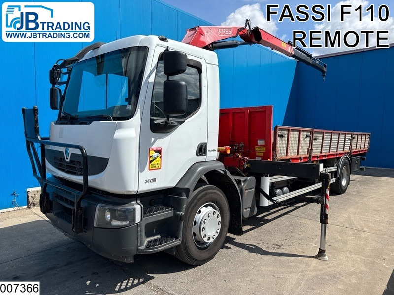 Renault Premium 310 Dxi EURO 5, Retarder, Fassi, Remote - Lastbil med lad, Lastbil med kran: billede 1 Renault Premium 310 Dxi EURO 5, Retarder, Fassi, Remote - Lastbil med lad, Lastbil med kran: billede 1