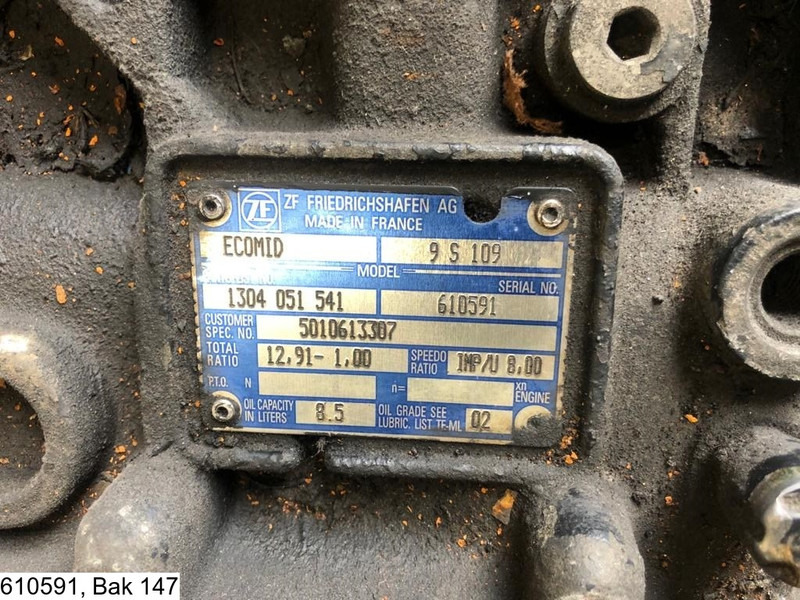 ZF ECOMID 9 S 109, Manual - Gearkasse for Lastbil: billede 2 ZF ECOMID 9 S 109, Manual - Gearkasse for Lastbil: billede 2