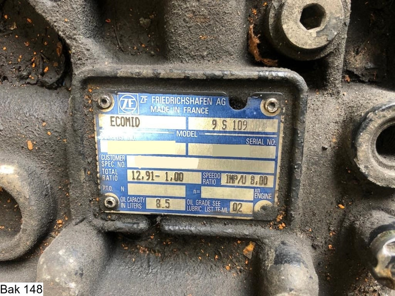 ZF ECOMID 9 S 109, Manual - Gearkasse for Lastbil: billede 2 ZF ECOMID 9 S 109, Manual - Gearkasse for Lastbil: billede 2