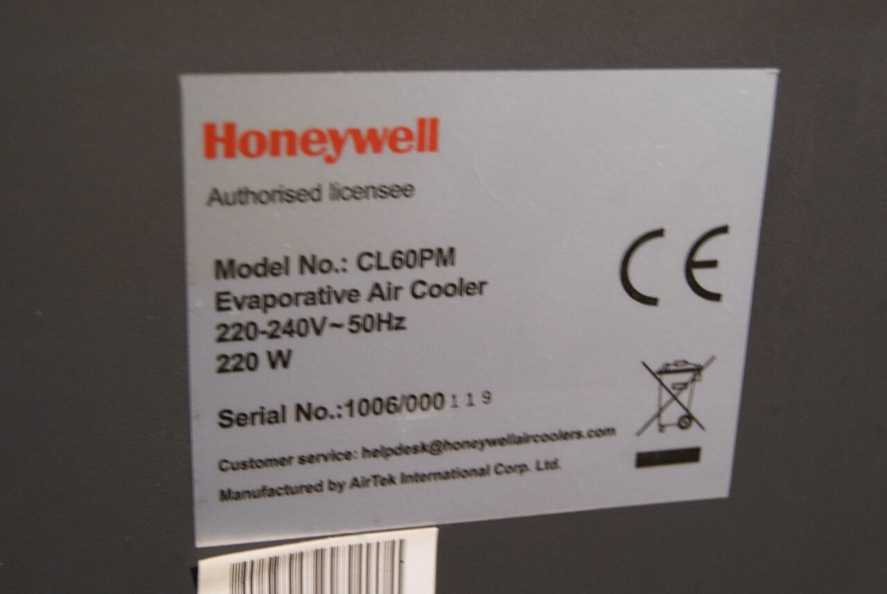 Konditsioneer Honeywell Cl60pm - Industriklimaanlæg: billede 5 Konditsioneer Honeywell Cl60pm - Industriklimaanlæg: billede 5