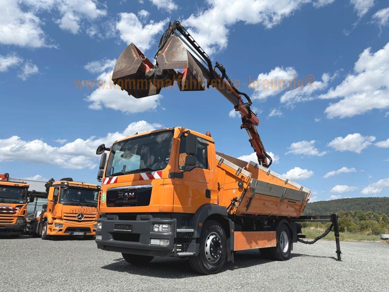 MAN TGM 18.250 4x2 Kipper*Funk Kran*AHK + Hydr.*1-Ha - Tipvogn lastbil, Lastbil med kran: billede 5 MAN TGM 18.250 4x2 Kipper*Funk Kran*AHK + Hydr.*1-Ha - Tipvogn lastbil, Lastbil med kran: billede 5