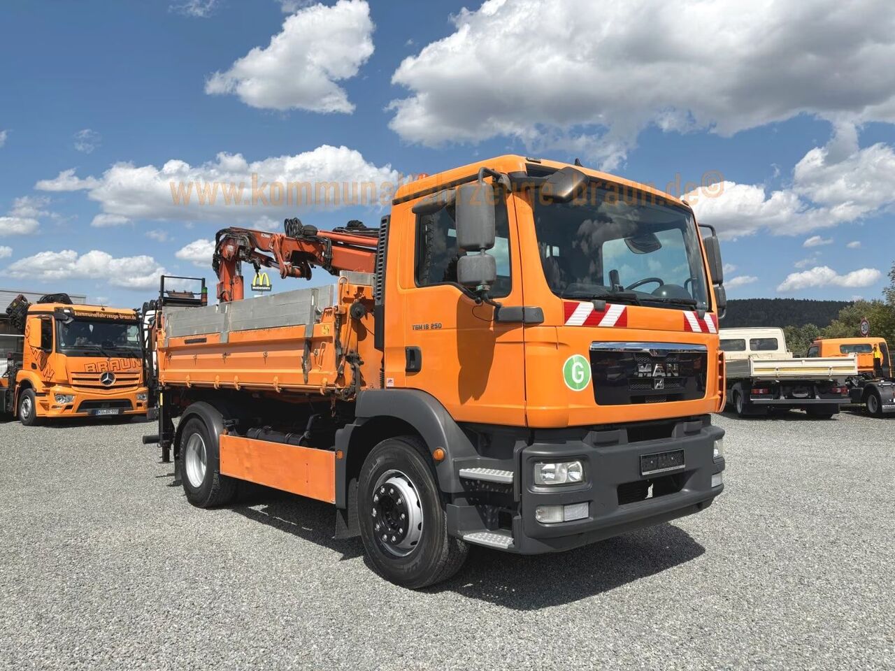 MAN TGM 18.250 4x2 Kipper*Funk Kran*AHK + Hydr.*1-Ha - Tipvogn lastbil, Lastbil med kran: billede 2 MAN TGM 18.250 4x2 Kipper*Funk Kran*AHK + Hydr.*1-Ha - Tipvogn lastbil, Lastbil med kran: billede 2